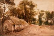 Cottages by a Road in County Donegal