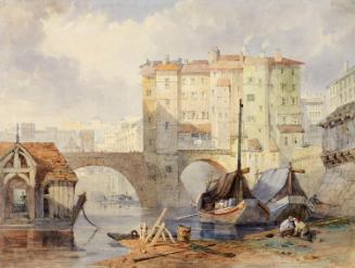 The Old Bridge over the River Saône, at Lyon
