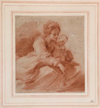 The Virgin and Child (for the Madonna del Carmine Presenting a Scapular to a Carmelite, in Cento's Pinacoteca Civica, c.1615)