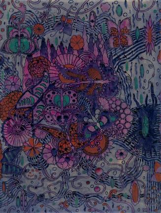 A Butterfly Textile Design, for Sefton Fabrics, Belfast