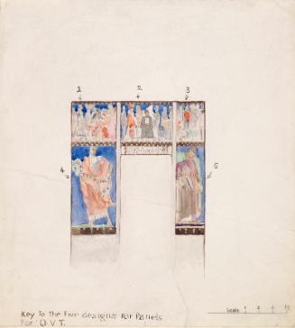 Design for Emma Cons Memorial, Old Vic Theatre, London