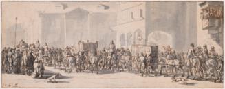 The Entry of the 1614 Muscovite Embassy into Gorcum (Gorinchem)