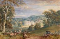 A Baronial Country House in a Deer Park