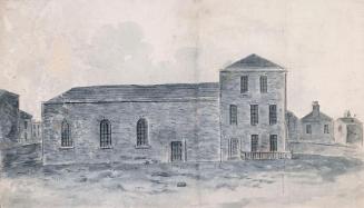 The Dutch Church, Poolbeg Street; An Unidentified Building (on verso)