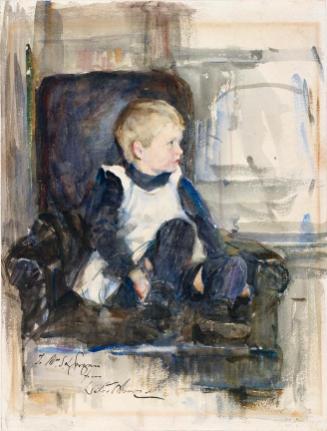 Father Aubrey Gwynn (b.1892), Historian and the Artist's Godson, as a Child