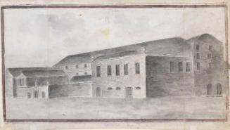 Crow Street Theatre; a Ruin by a River (on verso)