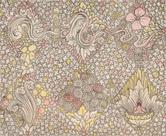 A Floral Textile Design, for Sefton Fabrics, Belfast