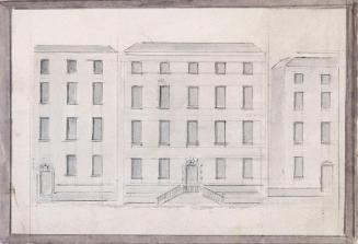 The Charitable Infirmary, Jervis Street; Grand Canal from the North Bank (on verso)