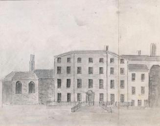 A Hospital (?); The Continuation of the Preceding View right (on verso)