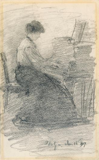 Mrs Best at the Piano