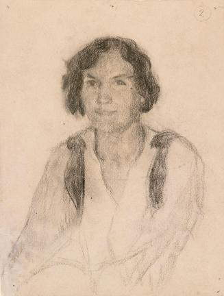 Mrs Kissane (Mairead Ni Ghradha); Portrait of a Gentleman (on verso)