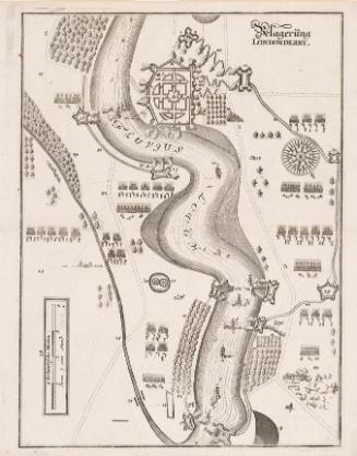 Aerial View of the Siege of Derry in 1689