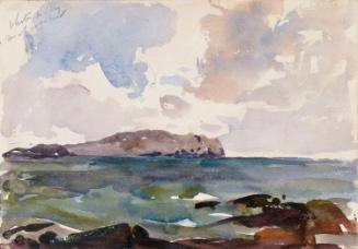 Lambay Island from the Shore