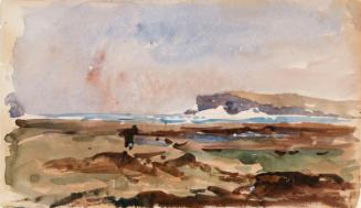 George's Head and Pollock Holes, near Kilkee, County Clare; a Cow (on verso)