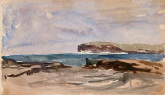 George's Head, near Kilkee, County Clare; a Cow (on verso)