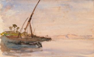 The Banks of the River Nile, Egypt, at Evening