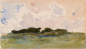 Pastures and Woods; Cows (on verso)