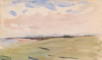 Sugar Loaf Mountain and Bray Head, County Wicklow, from Baldoyle