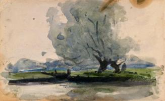 Two Willows over a River