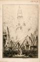 City Scene, Caissons, Vesey Street, New York