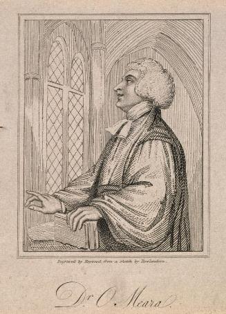 Dr O'Meara, Clergyman friend of Frederick, Duke of York's Mistress Mary Ann Clarke