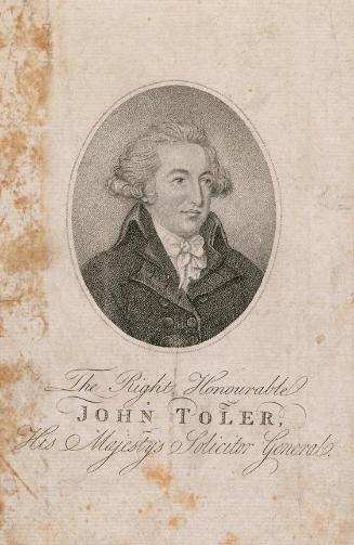 John Toler, (1745-1831), Chief Justice of the Comman Pleas in Ireland, later 1st Earl of Norbury