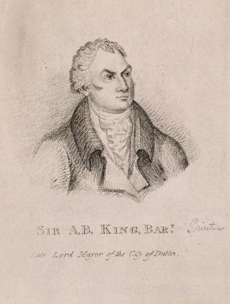 Sir Abraham King, Bt., late Lord Mayor of Dublin