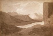 Lough Leave and MacGillycuddy's Reeks, Killarney, County Kerry, from Adhadoe Church