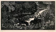The Hunt Crossing a River