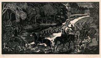 The Hunt Crossing a River