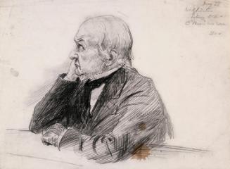 William Ewart Gladstone (1809-1898), British Prime Minister, Listening to William O'Brien's Cross-Examination