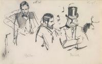 John Dillon (left) and Charles Stewart Parnell (right) in the House of Commons