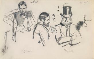 John Dillon (left) and Charles Stewart Parnell (right) in the House of Commons