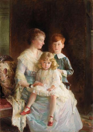 The Hon. Mrs Milo Talbot with her Children, Milo and Rose