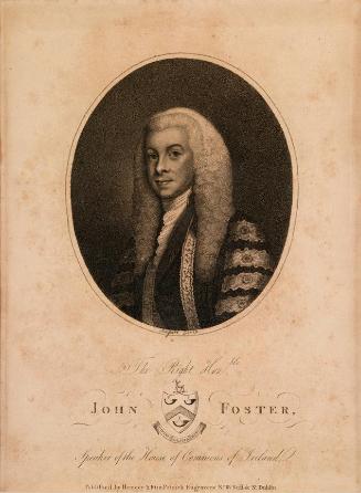 John Foster, (1740-1828), Last Speaker of the Irish Houjse of Commons, later 1st Baron Oriel