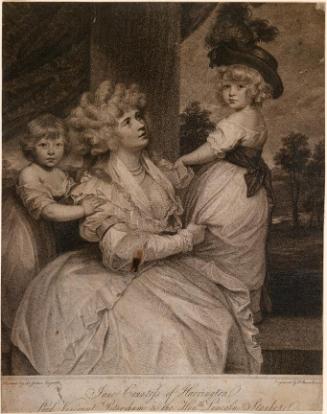 Jane, Countess of Harrington (née Fleming), (1755-1824), with her Two Eldest Sons, Viscount Charles Petersham (1780-1851), later 4th Earl Harrington, and the Hon. Lincoln Edwin [...]