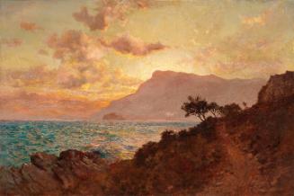 Tête du Chien, Monaco, Winter Sunset