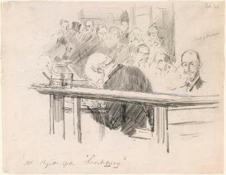 Richard Pigott Spells "hesitency", Watched by Thomas Quin, 4th Earl of Dunraven (1841-1926) (right)