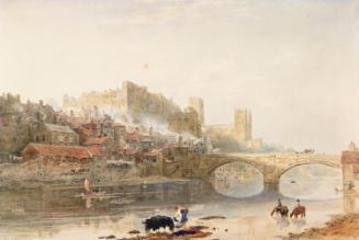 Durham, County Durham, from below Framwelgate Bridge