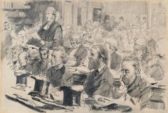 Charles Stewart Parnell (1846-1891), Listening to Sir Richard Webster (1842-1915), Attorney General and Counsel for The Times