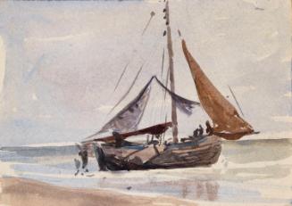 A Fishing Boat on the Beach at Scheveningen, Holland