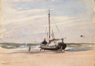 A Fishing Boat on the Beach at Scheveningen, Holland