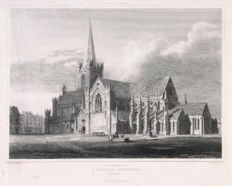 South-East view of St Patrick's Cathedral, Dublin