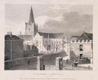 Saint Patrick's Cathedral, Dublin, from Saint Sepulchre's Palace