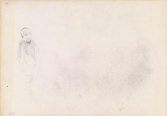 A Child; Two Dogs (on verso)