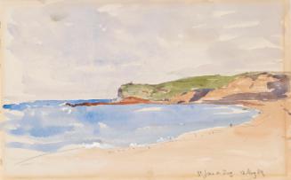 The Beach at Saint Jean-de-Luz, South West France; Cows (on verso)