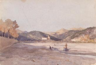 An Italian Monastery above a Valley