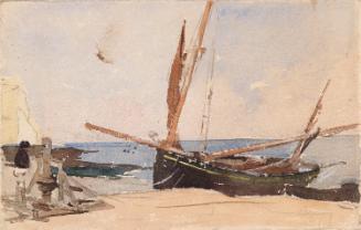 Fishing Boats on a Normandy Beach