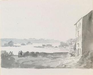 The River Liffey in Flood at Island Bridge, Dublin