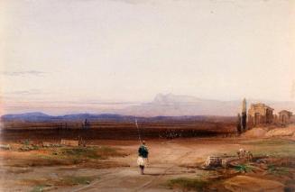 A Lance Bearer in an Eastern Landscape